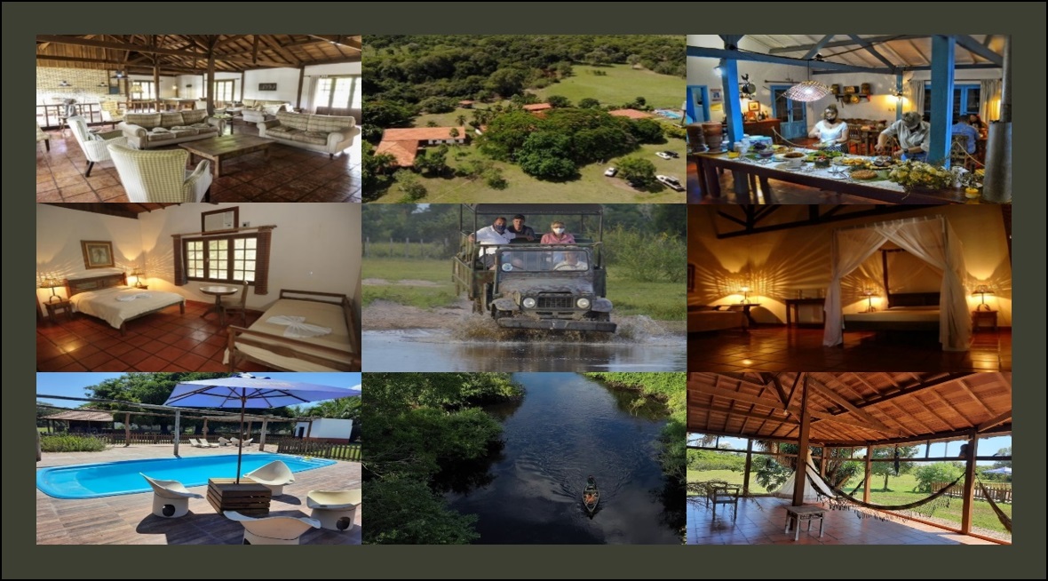 XARAÉS: _Buraco das Piranhas + 30km; Pantanal of Abobral; _Charming accommodation; _Overland safaris, Caiak.